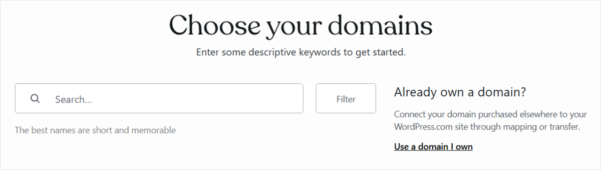 Register your domain name